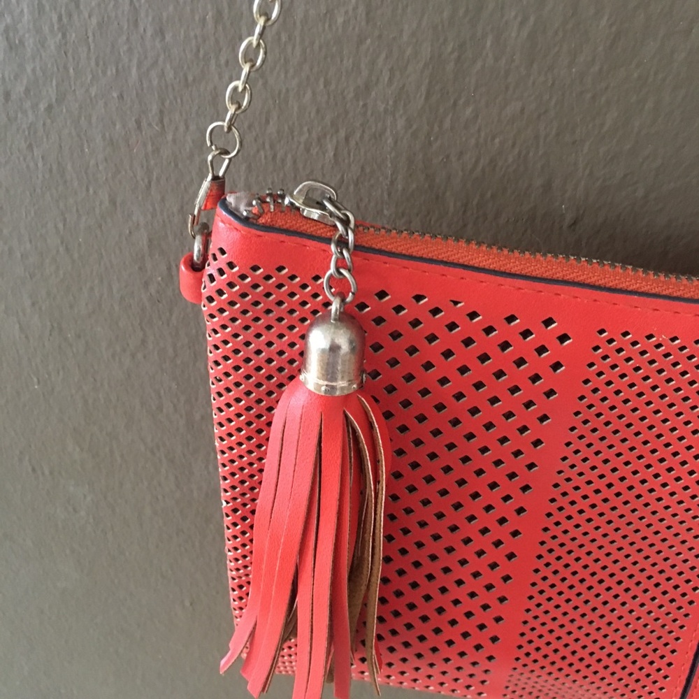 Purse with gold chain Cross body